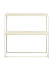 Étagère en métal Neptun, Métal, revêtement par poudre, Beige, larg. 80 x haut. 80 cm