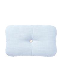 Cuscino arredo in cotone Devi, Rivestimento: 100% cotone, Blu, Larg. 30 x Lung. 50 cm