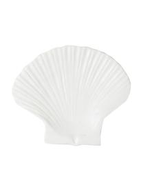 Talerzyk deserowy z dolomitu Shell, Dolomit, Biały, S 16 x D 13 cm