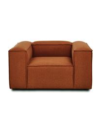Sessel Lennon, Bezug: 100% Polyester Der hochwe, Gestell: Massives Kiefernholz, FSC, Beine: Kunststoff, Webstoff Terrakotta, B 130 x T 101 cm