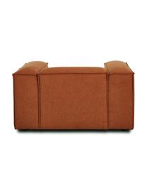 Sessel Lennon, Bezug: 100% Polyester Der hochwe, Gestell: Massives Kiefernholz, FSC, Beine: Kunststoff, Webstoff Terrakotta, B 130 x T 101 cm