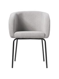 Židle s područkami Alani, 2 ks, Světle šedá, Š 58 cm, H 58 cm