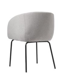 Židle s područkami Alani, 2 ks, Světle šedá, Š 58 cm, H 58 cm