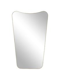 Specchio da parete Goldie, Cornice: metallo verniciato a polv, Retro: pannello di fibra a media, Superficie dello specchio: lastra di vetro, Dorato, Larg. 50 x Alt. 80 cm