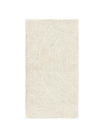 Tappeto tessuto a mano a pelo corto realizzato con materiali riciclati Eleni, Beige, Larg. 120 x Lung. 180 cm (taglia S)