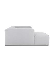 Canapé d'angle modulaire gris clair Lennon, Tissu gris clair, larg. 238 x prof. 180 cm, méridienne à gauche