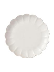 Snídaňové talíře Sabina, 4 ks, Kamenina, Matná bílá, Ø 21 cm