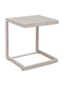 Table d'appoint de jardin Konnor, Aluminium, revêtement par poudre, Gris clair, larg. 45 x haut. 45 cm