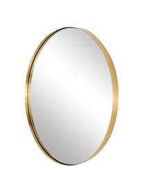 Runder Wandspiegel Lacie, Rahmen: Metall, beschichtet, Rückseite: Mitteldichte Holzfaserpla, Spiegelfläche: Spiegelglas, Goldfarben, Ø 72 cm