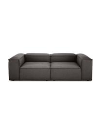 Divano componibile 3 posti Lennon, Rivestimento: 100% poliestere Con 115.0, Struttura: legno di pino massiccio, , Piedini: plastica, Tessuto antracite, Larg. 238 x Prof. 119 cm