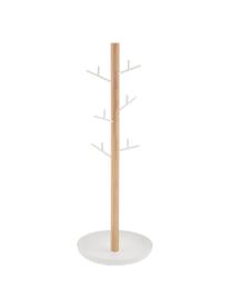 Schmuckhalter Tosca, Stange: Holz, Weiß, Helles Holz, B 13 x H 36 cm