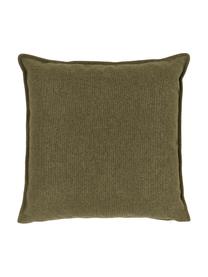 Sofa-Kissen Lennon, Bezug: 100% Polyester, Webstoff Grün, B 60 x L 60 cm