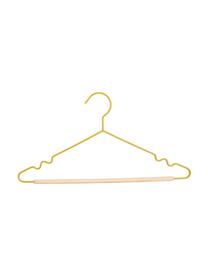 Cintres Adult Top, 10 pièces, Bois, acier, revêtement par poudre, Jaune moutarde, larg. 39 x haut. 20 cm