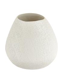 Ręcznie wykonany wazon z ceramiki Wendy, Ceramika, Kremowobiały, Ø 19 x W 20 cm