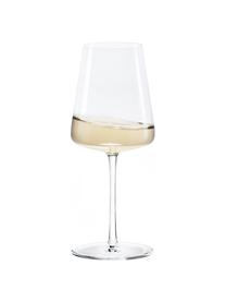 Kristall-Weißweingläser Power in Kegelform, 6 Stück, Kristallglas, Transparent, Ø 9 x H 21 cm, 400 ml