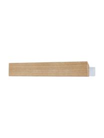 Colgador magnético Flex, Barra: madera de roble, Anclaje: acero recubierto, Madera clara, blanco, An 40 x Al 6 cm