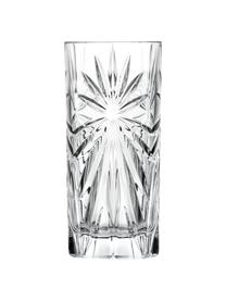 Sada křišťálových sklenic na long drink Bichiera, 4 díly, Křišťál, Transparentní, Ø 7 cm, V 15 cm, 360 ml