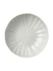 Vajilla con relieves Sali, 4 comensales (12 pzas.), Porcelana, Gris claro, 4 comensales (12 pzas.)