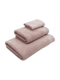 Set de toallas de algodón ecológico Premium, 3 uds., Rosa palo, Set de diferentes tamaños
