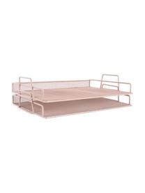 Documentenhouder Essentials in roze, Gecoat metaal, Roze, B 36 x D 25 cm