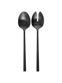 Couverts à salade Shine, 2 élém., Acier inoxydable 18/10

Les couverts sont fabriqués en acier inoxydable. Ils sont donc durables, ne rouillent pas et sont résistants aux bactéries, Noir, mat, long. 24 cm