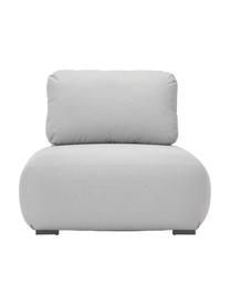 Sillón modular para exterior Olala, Tapizado: 100% poliéster Alta resis, Estructura: metal recubierto, Cordón: 100% poliester, Tejido gris claro, An 103 x F 78 cm