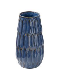 Set de jarrones de cerámica Aquarel, 3 pzas., Porcelana, Tonos azules, Set de diferentes tamaños