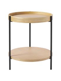 Drevený pomocný stolík Renee, Jaseňové drevo, Ø 44 x V 49 cm