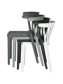 Stohovatelná zahradní židle Bliss, Polypropylen, Černá, Š 52 cm, H 53 cm