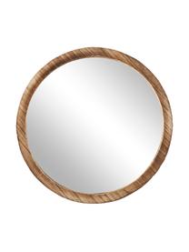Set 3 specchi rotondi da parete con cornice in legno di paulownia Jones, Cornice: legno di Paulownia, Superficie dello specchio: lastra di vetro, Legno, Set in varie misure