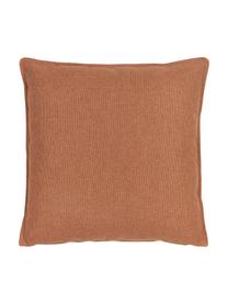 Sofa-Kissen Lennon in Nougat, Bezug: 100% Polyester, Webstoff Nougat, B 60 x L 60 cm