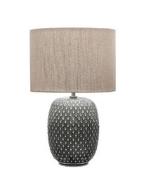 Lampa stołowa z ceramiki Pretty Classy, Szary, beżowy, Ø 25 x W 40 cm