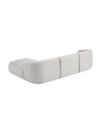 Canapé d'angle modulable Sofia, Tissu gris clair, larg. 272 x prof. 160 cm, méridienne à droite