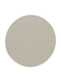 Tappeto rotondo da interno-esterno color beige Toronto, 100% polipropilene, Beige, Ø 120 cm (taglia S)
