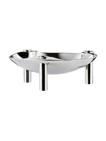 Coupelle décorative Stoff Nagel, Métal, enduit, Couleur argentée, Ø 14 x haut. 6 cm