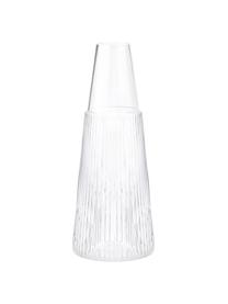 Komplet karafki ze szklanką Pilastro, 2 elem., Szkło, Transparentny, W 27 cm, 1 l