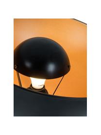 Lampadaire trépied industriel Bernice, Noir, couleur dorée, Ø 40 x haut. 150 cm