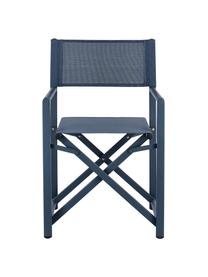 Krzesło ogrodowe Taylor, Stelaż: aluminium malowane proszk, Ciemny niebieski, S 55 x G 45 cm