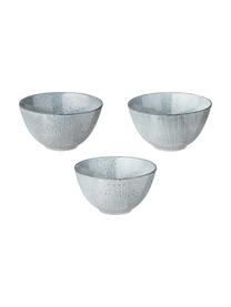 Ciotola fatta a mano Nordic Sea 4 pz, Gres, Tonalità grigie, tonalità blu, Ø 15 x Alt. 8 cm