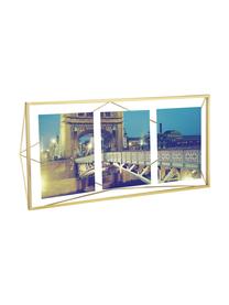 Fotolijstje Prisma, Frame: vermessingd staal, Messingkleurig, 13 x 18 cm