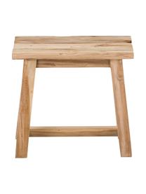 Stolička z teakového dřeva Lawas, Recyklované přírodní teakové dřevo, Teakové dřevo, Š 50 cm, V 46 cm