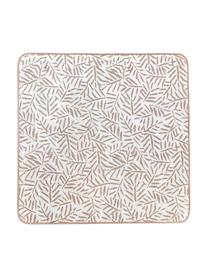 Alfombra de juegos reversible Tan, Funda: 100% algodón, Marrón, blanco, An 120 x L 120 cm