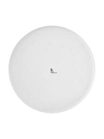 Handgemaakte dinerborden Salt, 4 stuks, Porselein, Gebroken wit, zwart, Ø 28 cm