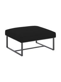 Set da salotto con struttura in metallo Andy 2 pz, Rivestimento: 93% poliestere, 5% cotone, Struttura: metallo verniciato a polv, Tessuto antracite, Set in varie misure
