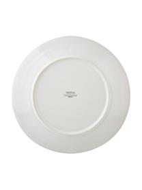 Plato llano artesanal Amalia, 2 uds., Cerámica, Rosa pálido, blanco crema, Ø 25 cm