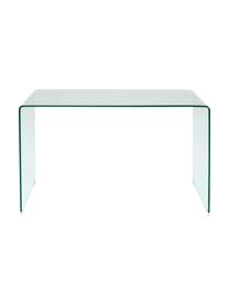 Schreibtisch Club aus Glas, Glas, Transparent, B 125 x T 60 cm