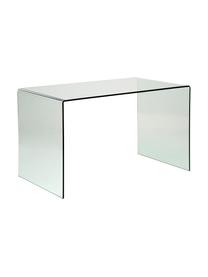 Schreibtisch Club aus Glas, Glas, Transparent, B 125 x T 60 cm