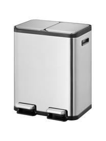 Odpadkový kôš s pedálom EcoCasa, 2 x 30 l, Odtiene striebornej, Š 53 x V 67 cm, 2 x 30 l