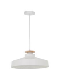 Závěsné svítidlo ve skandinávském stylu Malm, Bílá, Ø 40 cm, V 20 cm