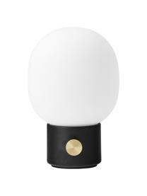 Stmívatelná stolní lampa s USB portem JWDA, Bílá, černá, Ø 15 cm, V 22 cm